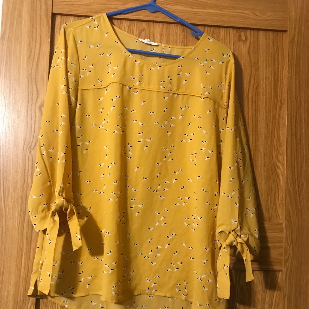 Yellow blouse